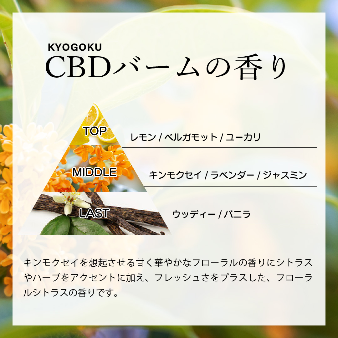 CBDバームの香り